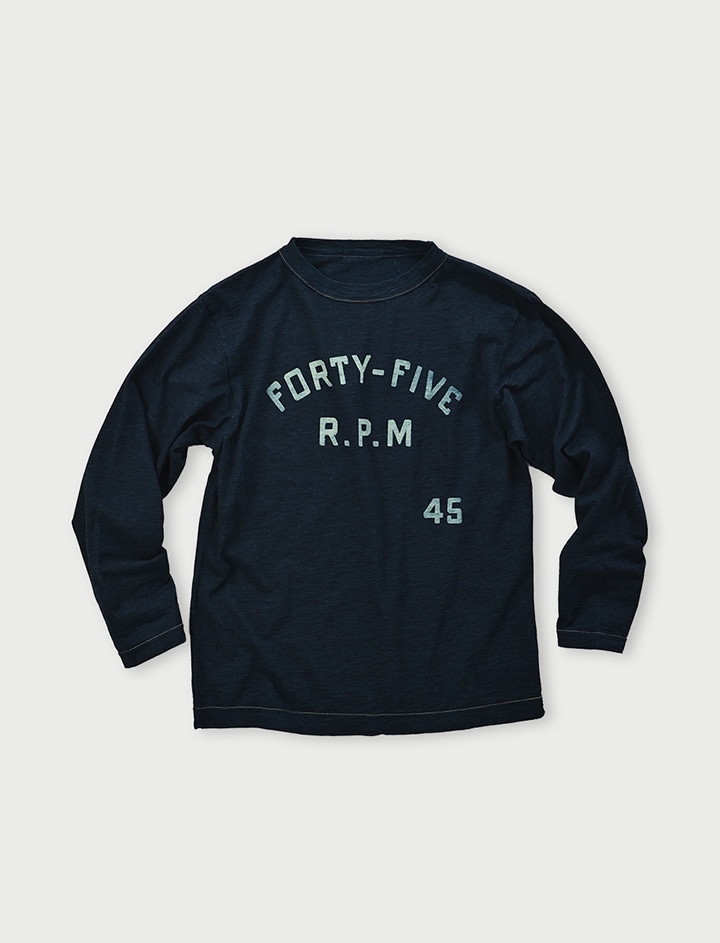 【美品】45R　ホリーグロゴプリントの90845星Tシャツ (再び)　ロゴ刺繍 美品】45R ホリーグロゴプリントの90845星Tシャツ (再び) ロゴ