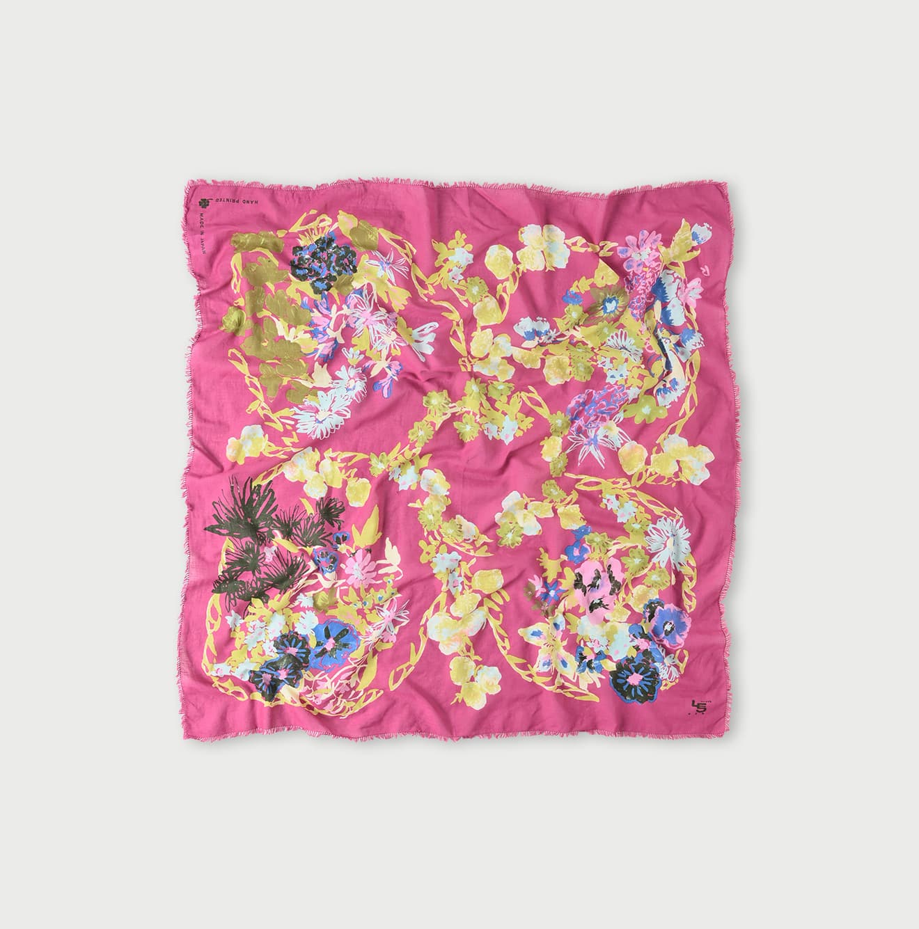 45Rガーゼのフラワーリース風呂敷: GOODS｜45R