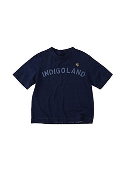 ★45Ｒ★45星ティーシャツ　インディゴ 45R度詰天竺の90845星Tシャツ（インディゴ）: WOMEN｜45R