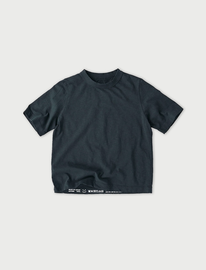 45R ジンバブエコットンのギャザーTシャツ 45R ジンバブエコットンのギャザーTシャツ