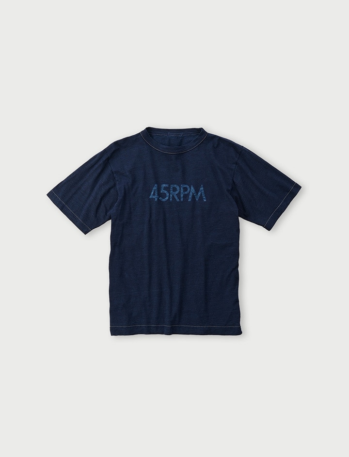 新品　45R  インディゴブルー　Tシャツ