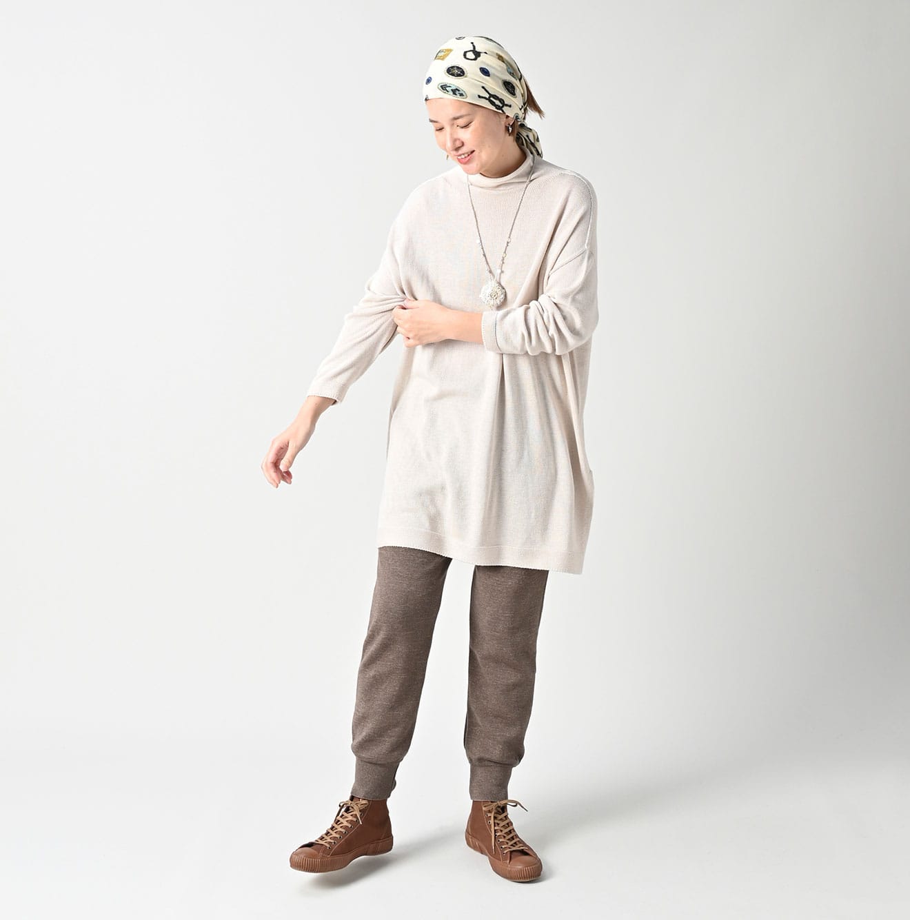 45Rローゲージ超ガーゼのチュニック: WOMEN｜45R