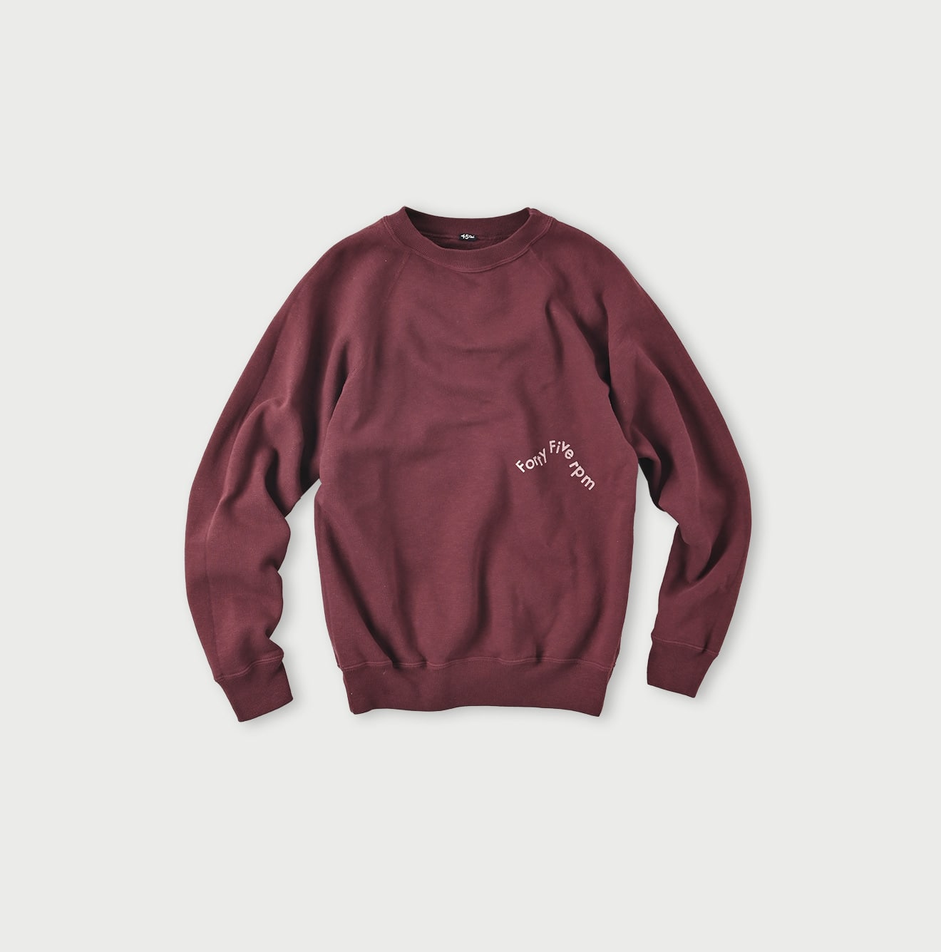 45R富士アーチロゴプリント裏毛の908スウェット: WOMEN｜45R