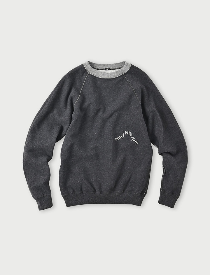 45R 富士アーチロゴプリント裏毛の908スウェット（トップ） グレー XL 51170554.jpg