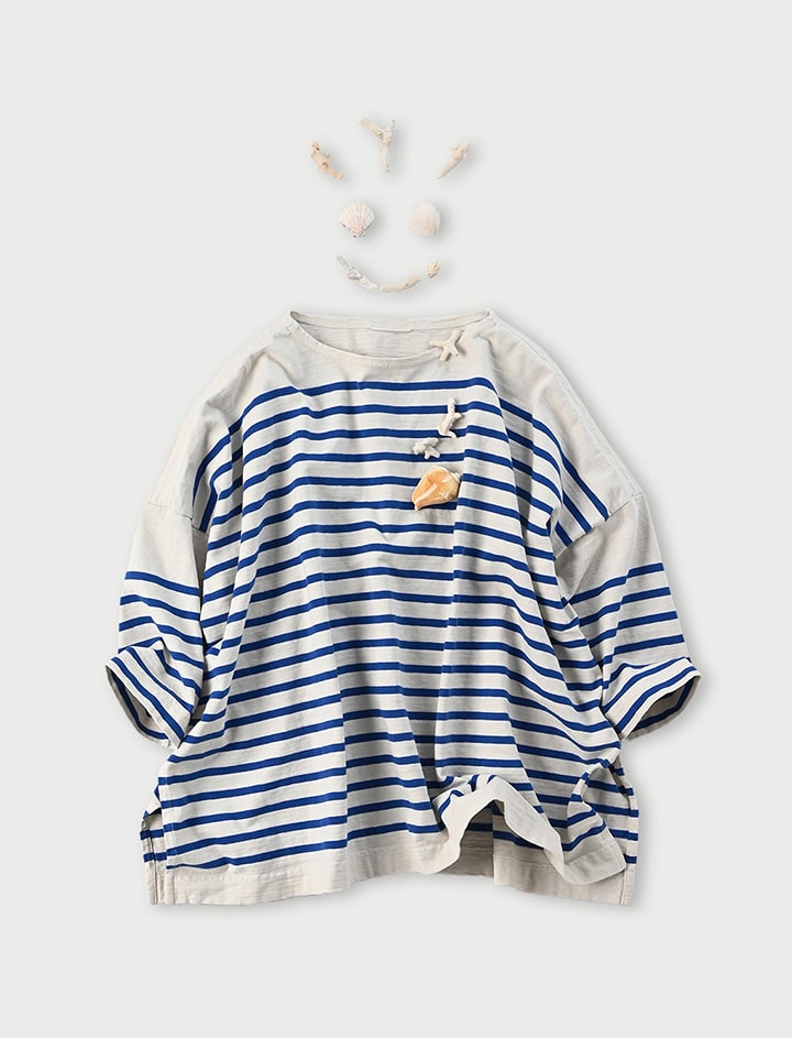 45R】バスクのビッグスリットTシャツ 50170934 | 1977年創業