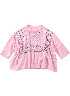 45R 再びドットバンダナ刺繍 Big Tシャツ 45R 再びドットバンダナ刺繍 Big Tシャツ - メルカリ