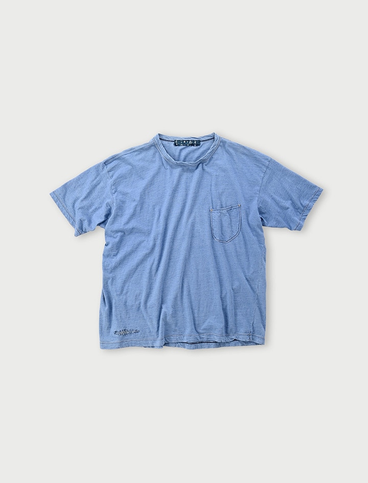 新品！45r ジンバブエコットンの908オーシャンポケＴ 45r ジンバブエコットンの908オーシャンTシャツインディゴバック