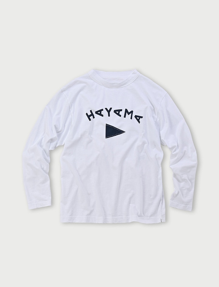 新品タグ付 45R 葉山ものがたりHAYAMA ロゴプリント Tシャツ ロンT 60370261.jpg