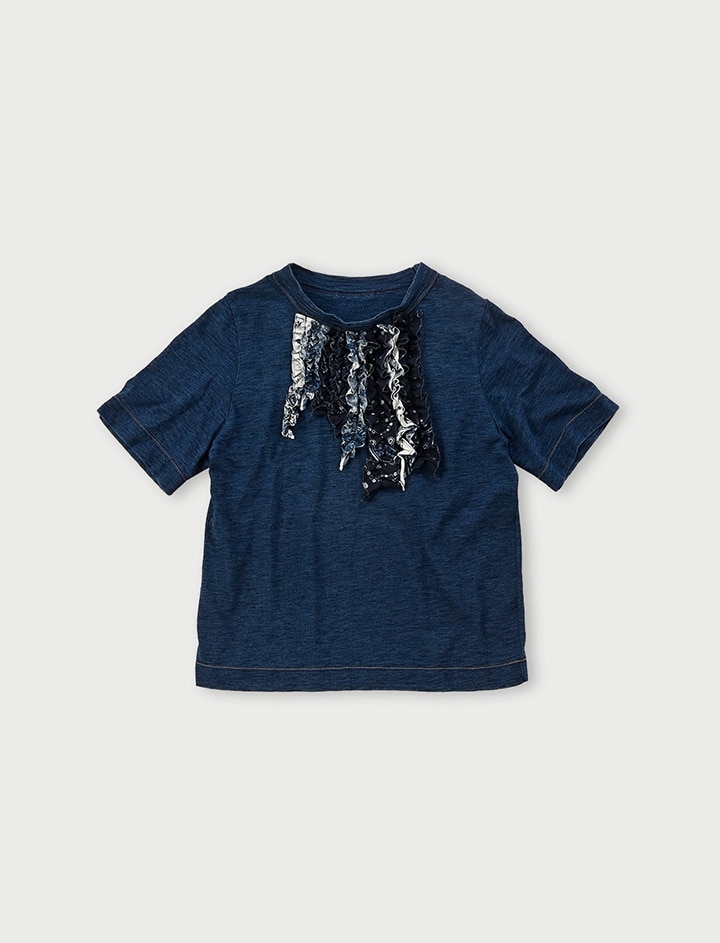 45R ヒッコリーフリルTシャツ　美品✨ 5043058.jpg