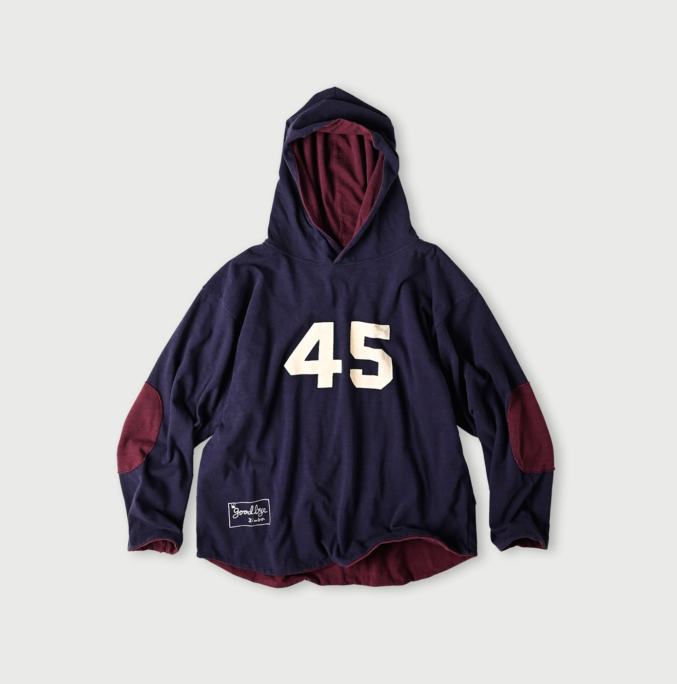 45R ジンバフエコットンの908リバーシブルスタジアム 45Rジンバブエコットンの908リバーシブルフーディ: WOMEN｜45R