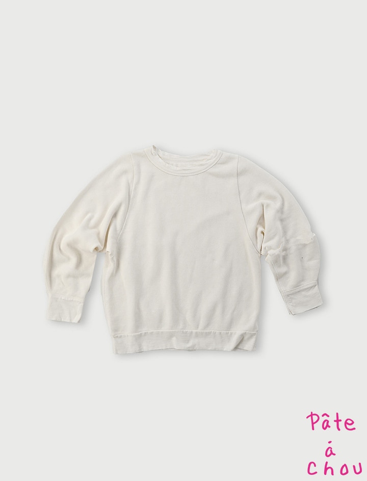 45Rガーゼ裏毛のスウェットTシャツ: pate a chou｜45R