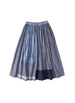 45R ONLINE STORE | インドネルパッチワークのヨークギャザー