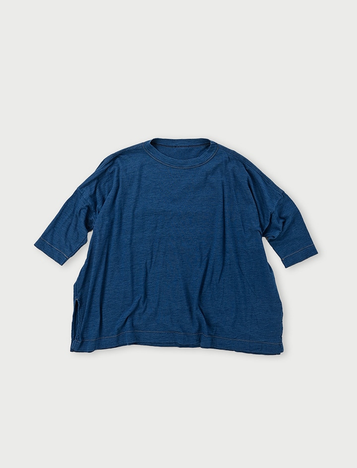 つやあり 45R ビッグスリットTシャツ インディゴ - 通販 - bardahl.pt