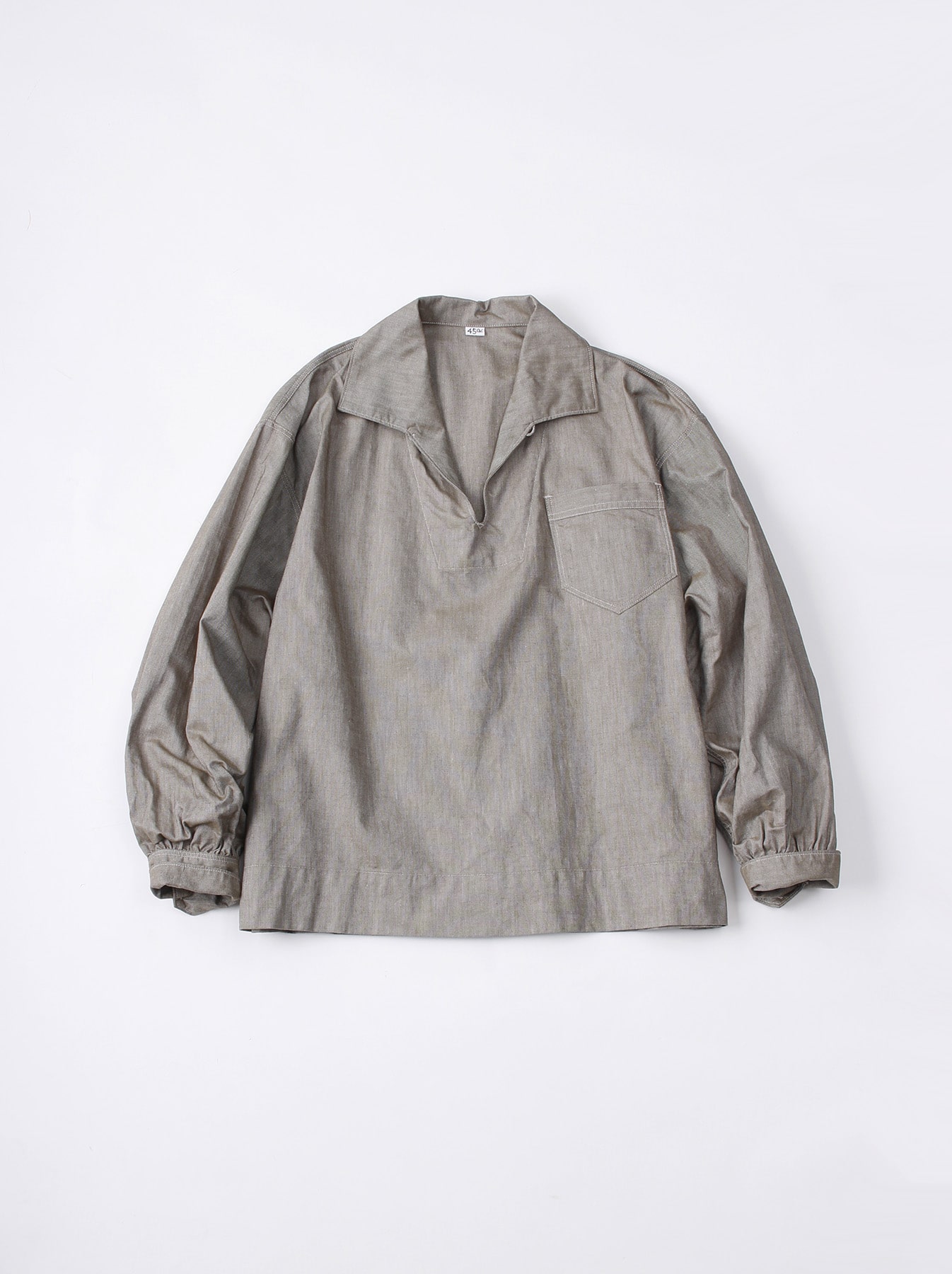 45R HERITAGE オックスシャンブレーのプルオーバーシャツ 0 45R - 45R HERITAGE オックスシャンブレーのプルオーバーシャツ