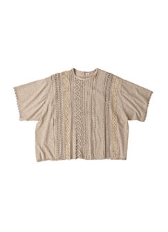 45R デイリーニットソーの45星レースTシャツ 定価37400円 45R（フォーティファイブアール）の「デイリーニットソーの45星