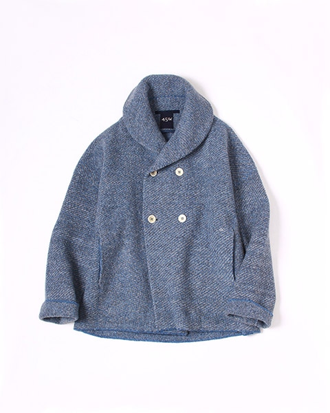 45R ツイルKNIT PEA COAT ロングコート