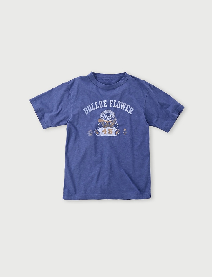 良品 45R ブル フラワー プリント 908 Tシャツ 3 ブルー 良品 45R ブル フラワー プリント 908 Tシャツ 3 ブルー