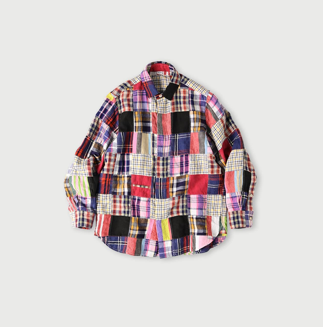 45rパッチワーク 半袖シャツ 45Rインドネルパッチワークの908 4ポケットシャツ: WOMEN｜45R