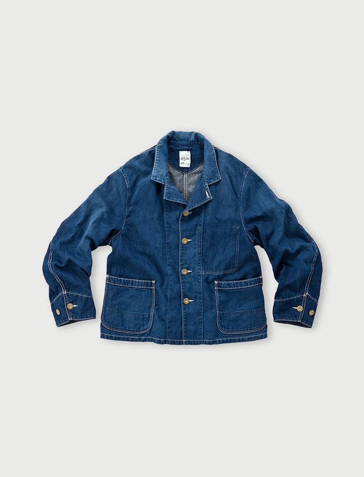 45R 綿麻小麦デニムの908ジャケットオール