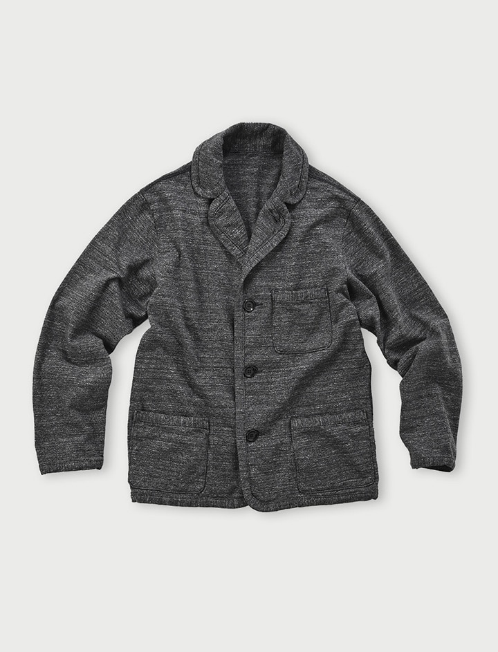 でこぼこ天竺の908チロリアンカーディガン 02-22-チャコールS トップ