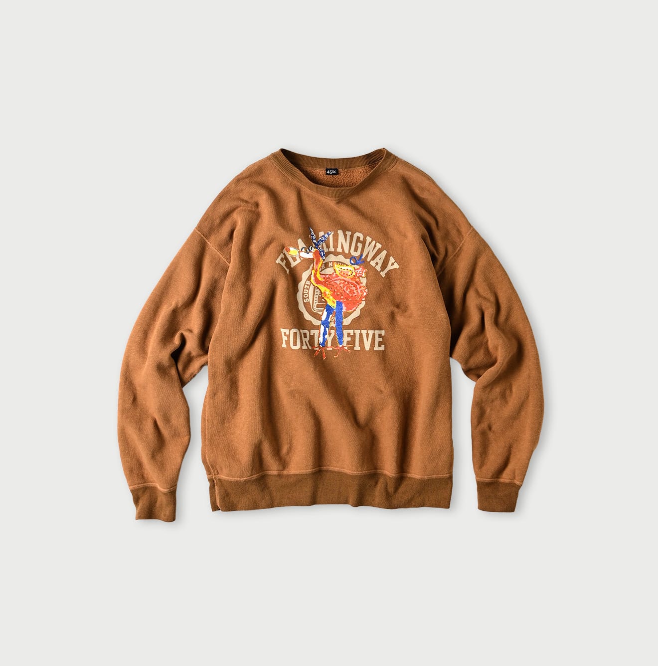 45R裏毛の908オーシャンスウェット（キャメル）: WOMEN｜45R